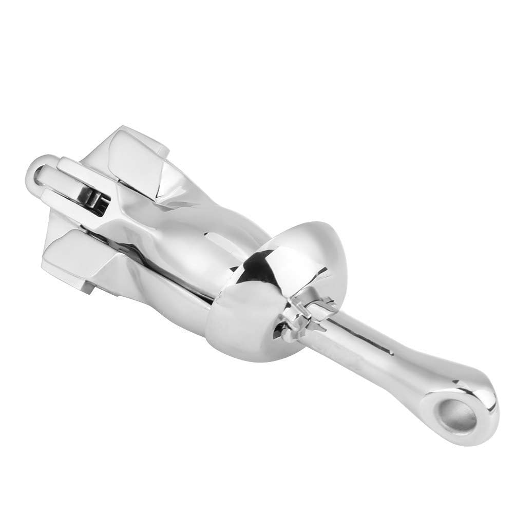 Ancora Pieghevole per Barca, Acciaio Inossidabile 316 0,7 Kg Hardware di Ancoraggio per Ancoraggio con Rampino Pieghevole per Yacht per Yacht Marini
