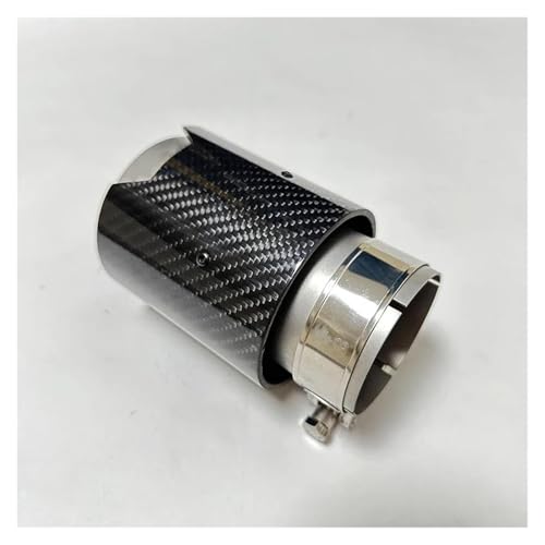 Embout pot d'échappement carbone 63mm-93mm résistant haute température