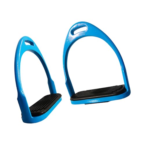 YPREWY 1 par de estribos de equitación para montar a caballo, antideslizante, pedal de caballo profesional, juego de estribos para montar a caballo