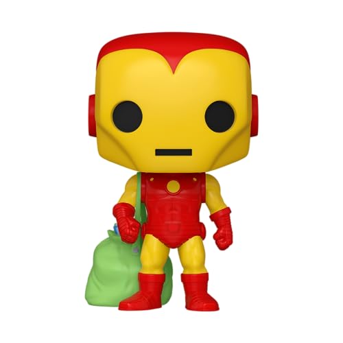 Marvel Holiday Figurine POP! Iron Man wBag 9 cm - vue 4