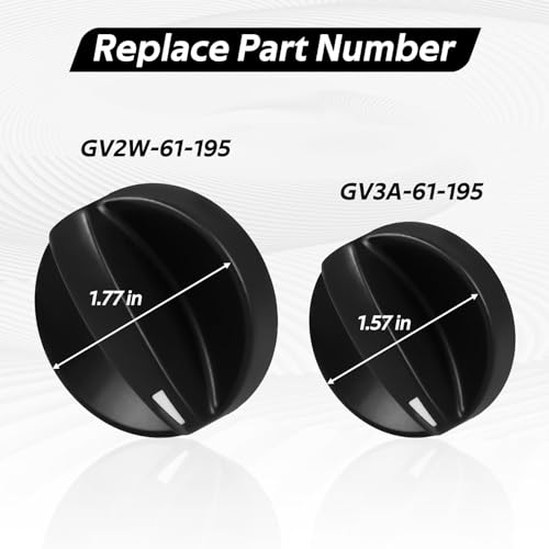 KPALAG 3PCS HVAC Control Knobs,A/C Heater Climate Switch Fan Speed Control Knob Compatible with Mazda 6 2006 2007 2008 Replace# GV3A-61-195 GV2W-61-195 - Thumbnail 3