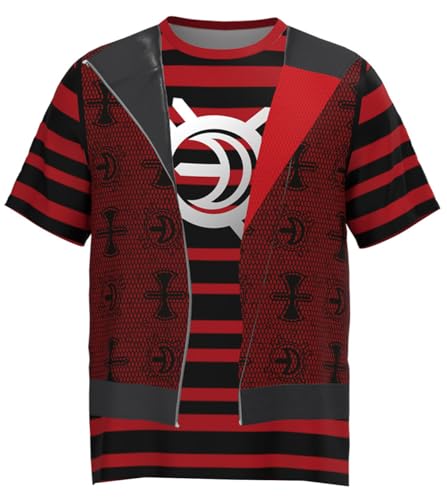 Fbzxojiw Mens Zombies Victor Cosplay Costume Vampires Dawn Halloween Outfit Casual T-Shirt Pants Uniform Tracksuit (T-Shirt ONLY, Small)