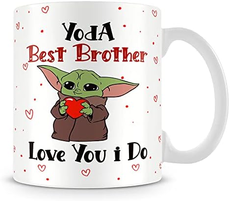 Fathers Day, Yoda Best Dad Love You I Do Birthday, Christmas, papa, Daddy, pop, Yoda Mug Unique Ceramic Coffee/Tea 11 oz Cup/Mug. (Dad)