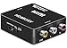 HDMI to RCA Converter, Tendak 1080P HDMI to AV 3RCA CVBs Composite Video Audio Converter Adapter Supporting PAL/NTSC with USB Charge Cable for PC Laptop Xbox PS4 PS3 TV STB VHS VCR Camera DVD (Black)