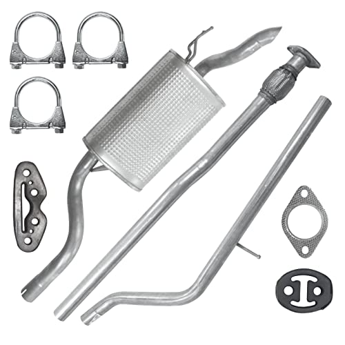 POLMOstrow Tuyau d'échappement et Pot d’échappement arrière pour Fiat Punto 2 II (188) 1.2 Hayon 09.2005-2009
