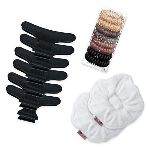 Kitsch Products for an Amazing Deal! Kitsch Microfiber Hair Drying Scrunchies, Kitsch Pro Butterfly Hair Clamps, and Kitsch Spiral Hair Ties