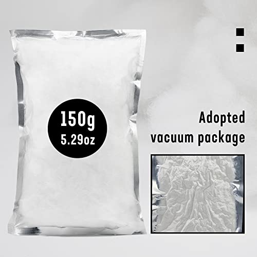 150g/5.3oz Polyester Fiber Fill Stuffing, High Resilience Fill Fiber, Pillow Filling Stuffing, Fiberfill for Crafts, Stuffed Cotton for Small Animals DIY Dolls Stuffing