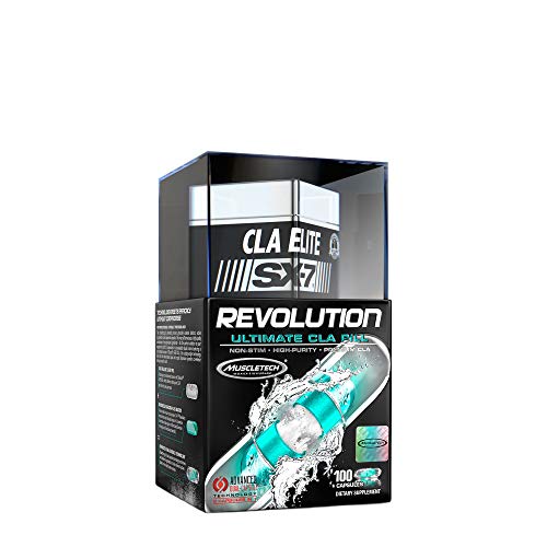 CLA Supplements | MuscleTech CLA Elite SX-7 Revolution | Conjugated Linoleic Acid | Anti-Catabolic Support | Stimulant-Free Formula | 100 CLA Pills