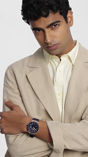 Image of Kenneth Cole Quartz Analog with Date Blue Dial Blue Silicone Strap Watch for Men - KCWGN0034403MN