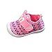 Riou Baby Lauflernschuhe Unisex Jungen Mädchen Kleinkindschuhe mit Klettverschluss Flache Rutschfester Babyschuhe Sneaker Lauflernschuhe