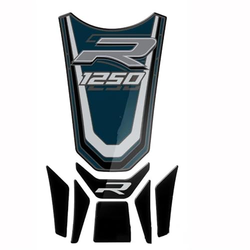 JAYWIS Motorrad-Aufkleber, Schutz, Kraftstofftank-Pad, Kratzfest, Verschleißfest, Dekorativ, Für BMW R1250R R1250RS 2019–2021 Tankpad-Schutz(Farbe:1250R,Größe:3)