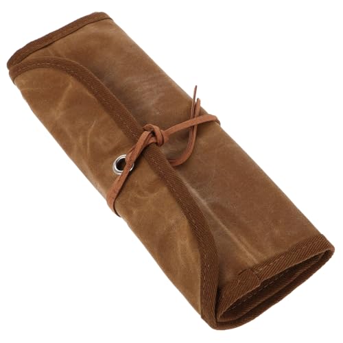 WEKADRIN Organizer Per Chiavi Tubo in Tela Resistente Borsa Portautensili Per Chiavi Combinate Inglesi Da Campeggio Set Di Posate Da Viaggio Borsa Portaoggetti