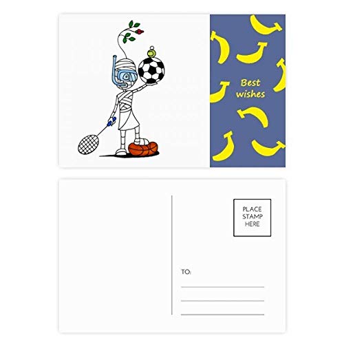 Jeu de cartes postales sport et foot DIYthinker 20pcs multicolor