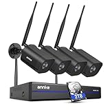 ANNKE 8CH Security System 1080N DVR Recorder with 1TB HDD and (8) HD Weatherproof Camera with Super Night Vision, QR Code Scan, Plug & Play, HDMI Output