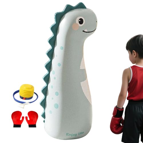 Sac de frappe gonflable enfants 119cm avec gants et pompe pour sport