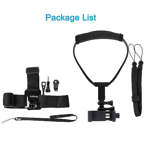 Support de tête de smartphone PellKing fixation bandeau POV Vlog pour iPhone et caméra Hero - 7