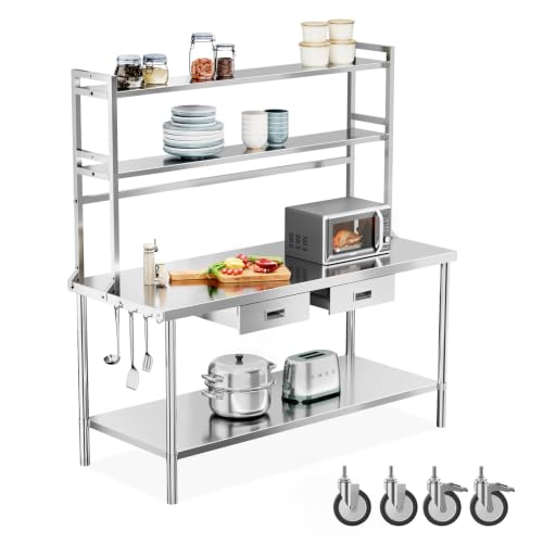 Bonnlo 48x24 Stainless Steel Cart