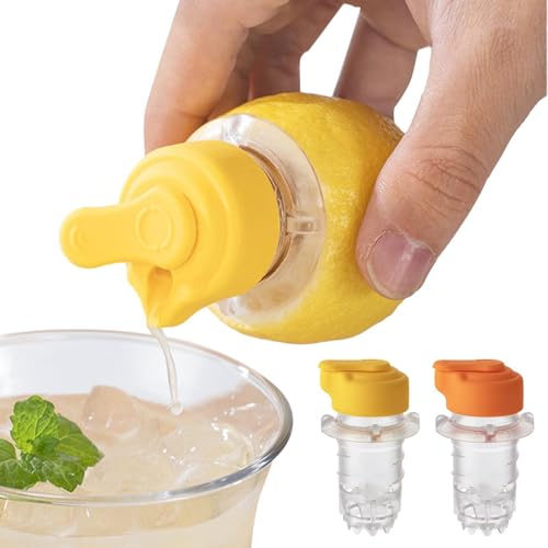 Presse-citron - Presse-agrumes Portatif (lot De 2) | Presse-citron Portable | Idéal Pour La Cuisine, Pique-niques, Restaurants, Bars, Cafés, Le Camping Et Fêtes