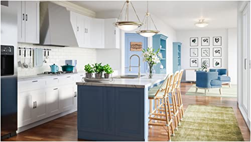 Design House Kitchen Cabinets-Wall, 36 In, White #TOP3
