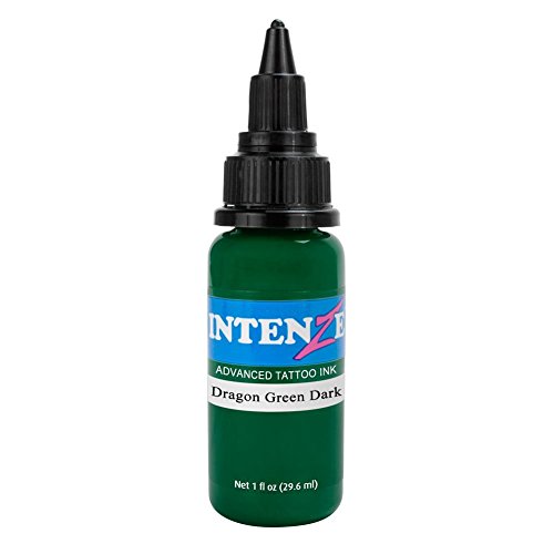 Intenze Authentic Tattoo Ink 1oz (Dark Green)
