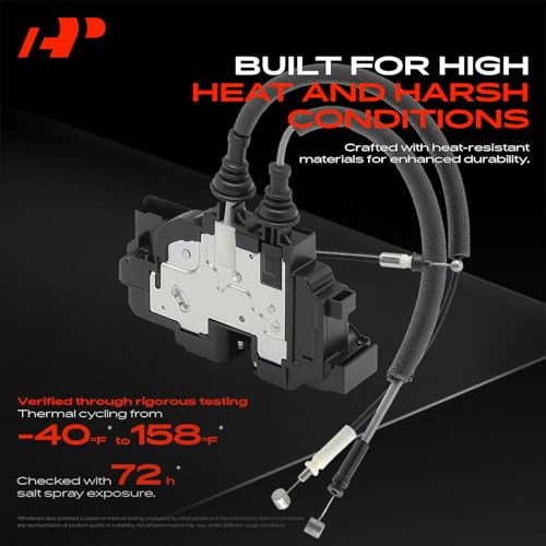 Image of A-Premium Front Right Passenger Side Door Lock Actuator | Compatible with Hyundai Elantra 2007-2010