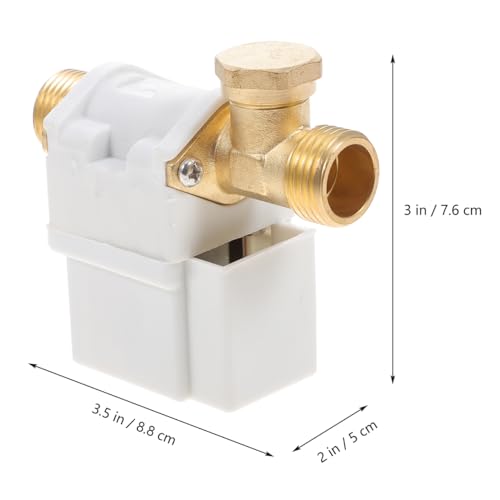 UEETEK 1/2 Zoll 12V Elektro Magnetventil für Wasser