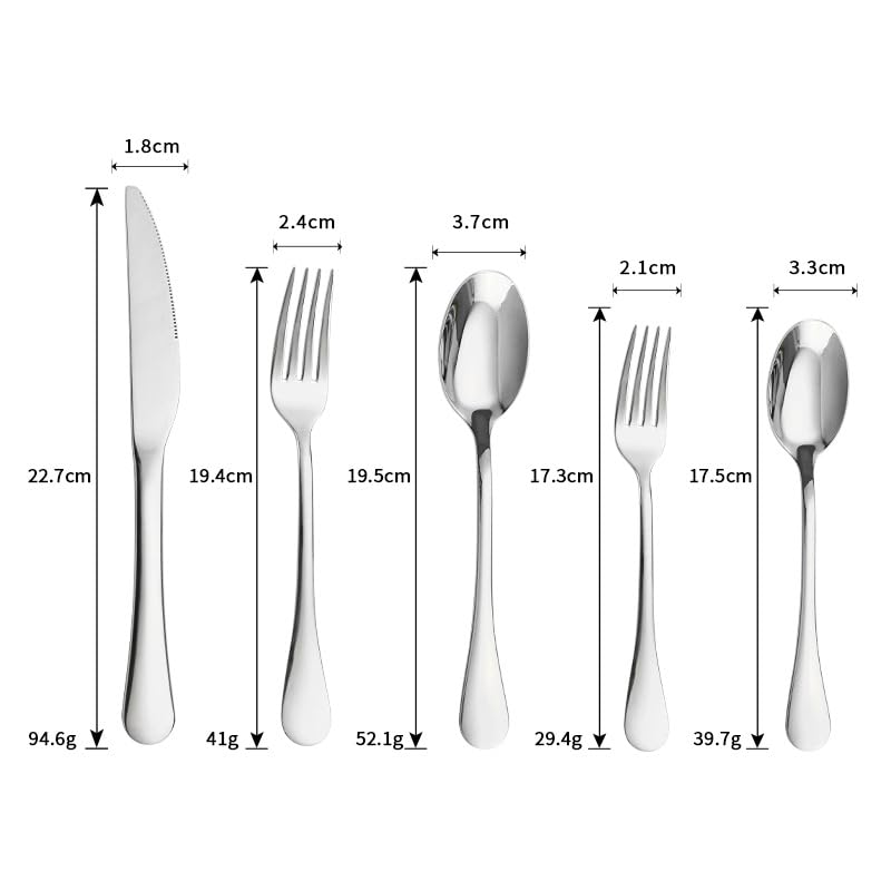 Set Cuchillos Cocina 20 Piezas Acero Inox miniatura 2