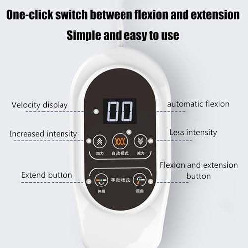 LYDZUSDP Electric Ankle Trainer,Ankle Rehabilitation Training Device,9 Speed Intensity Adjustment,Angle Exercise,Low Noise,for Joint Stiffness,After Fracture