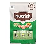 Nutrish Real Chicken & Veggies Recipe Whole Health Blend Dry Dog Food, 28 lb. Bag, Packaging May Vary (Rachael Ray)