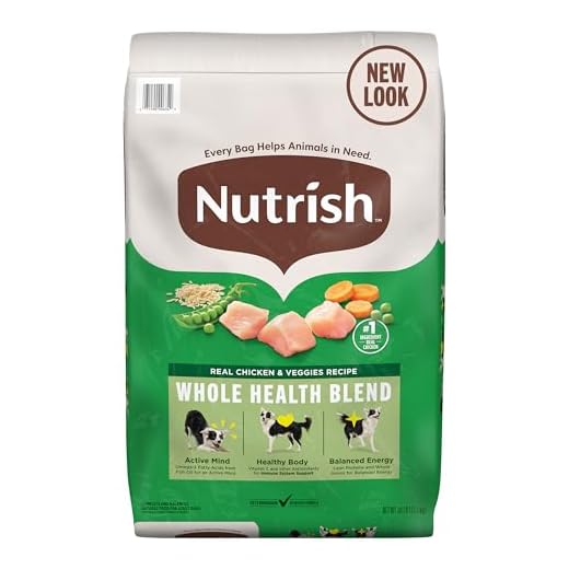 Nutrish Real Chicken & Veggies Recipe Whole Health Blend Dry Dog Food, 28 lb. Bag, Packaging May Vary (Rachael Ray)
