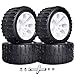 Pre-Glued GoHobby 1/10 RC Truck Tires 2.8