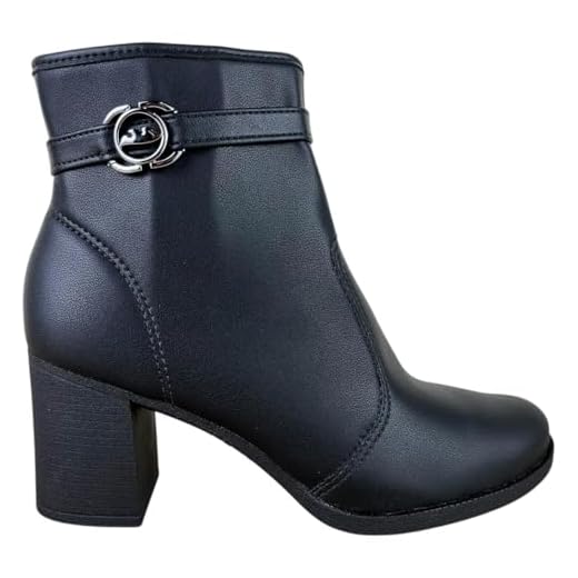 Bota Feminina Dakota Cano Curto Salto Bloco Medio (Preto, BR, Adulto, Numérico, 35)