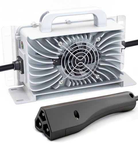 Image of 48V 15 AMP EZGO RXV & TXT Golf Cart Waterproof Battery Charger for 48 Volt Golf Carts