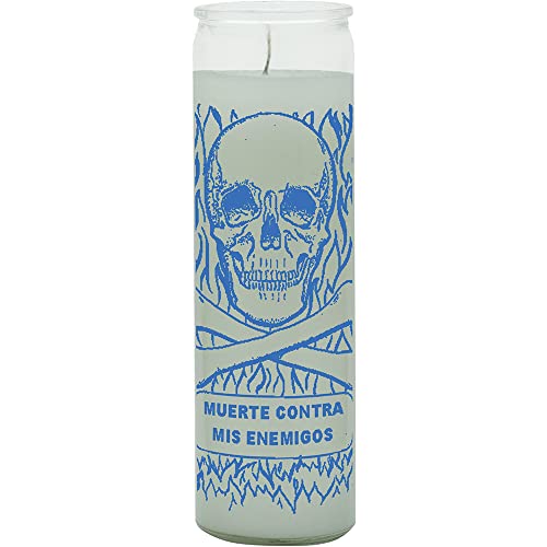 7 Day Ritual & Spiritual Candle-Protection from Enemy White