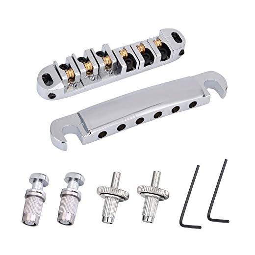 Roller Saddle Tune--Matic Puente de guitarra con cordal para reemplazo de guitarra LP Tune O Matic