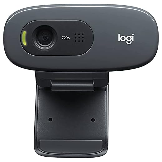 Logitech C270 HD Webcam with Enhanced Quality