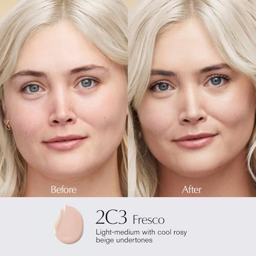 Estée Lauder Futurist Hydra Rescue Moisturizing Foundation Makeup SPF 45 for a 12-Hour Glow, 1.2 Fl Oz, 2C3 Fresco - Image 3