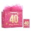 1 PCS Pink 40th