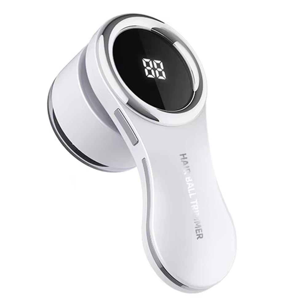 CTRLZS Home Lint Remover USB Charging Hair Ball Lint Trimmer Electric Sweater Lint Machine White