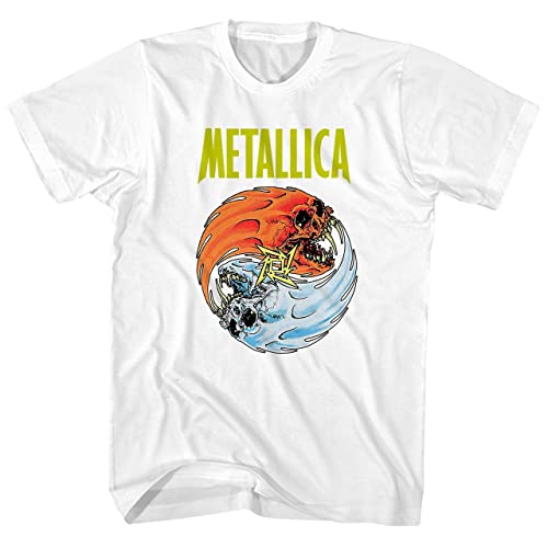[ATYEFTX] �傫���T�C�Y Metallica Fire And Ice T �t�@�b�V���� ��������T�V���c �� �ʋC ���f�B�[�X �R�b�g�� �ێ� ���K �l�C ������� �����Y �ĕ� ���� �j�����p