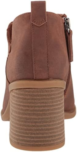 Dr. Scholl's Shoes Womens Roxanne Block Heel Bootie Copper Brown Synthetic 9 M | Image 2