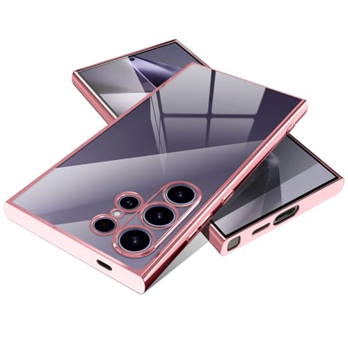 Samsung Galaxy S24 ultra �P�[�X �N���A SC-52E SCG26 �ϏՌ� ���^ �ČRMIL�K�i tpu �M�����N�V�[ s24ultra �J�o�[ �h�o �w��h�~ ��̌^ �l�C ���E�����h�~(���[�Y�S�[���h)