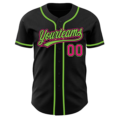 Camisetas personalizadas de béisbol con botones, camiseta bordada para hombres, mujeres y jóvenes