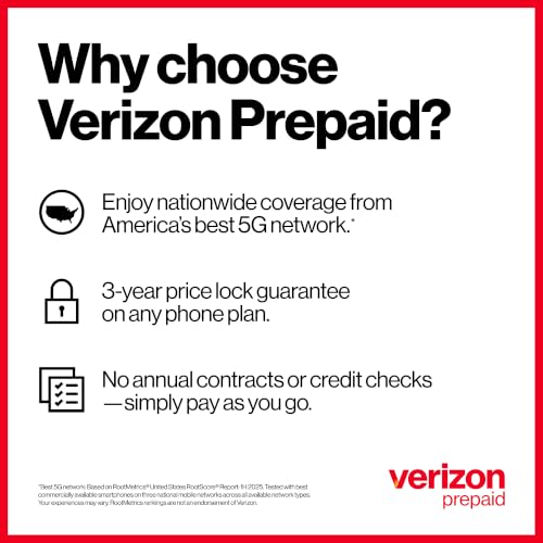 Image of Verizon Prepaid Moto g Power 2025, 128GB (Locked to Verizon Prepaid) | Prepaid Smartphone 5G - 50MP Camera, 6.6 inch 90Hz Display, Multi-Day Battery, Cosmic Black