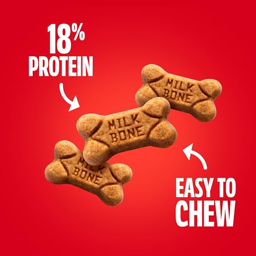 Image of Milk-Bone Soft & Chewy Mini's Dog Training Treats, 18 oz Canister | Made with real chicken breast, small dog treats for training and rewarding, 18% protein, fortified with vitamins and minerals