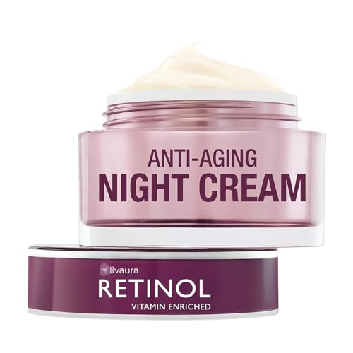 LIVAURA Retinol Night Cream – The Original Anti-Aging Retinol For Younger Looking Skin – Luxurious Restorative Moisturizer Works While You Sleep to Reduce Fine Lines And Other Signs of Aging