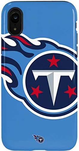 Skinit Pro Phone Case Compatible with iPhone XR - Officially Licensed NFL Tennessee Titans Black & White Design