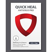 Quick Heal | Antivirus Pro | 1 user | 1 Year | Email Delivery in 2 hours – no CD