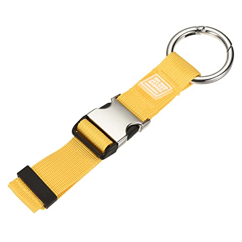 Image of MECCANIXITY Luggage Strap, Jacket Gripper Holder Suitcase Belt Carry Clip for Backpack Travel Accessory, Yellow