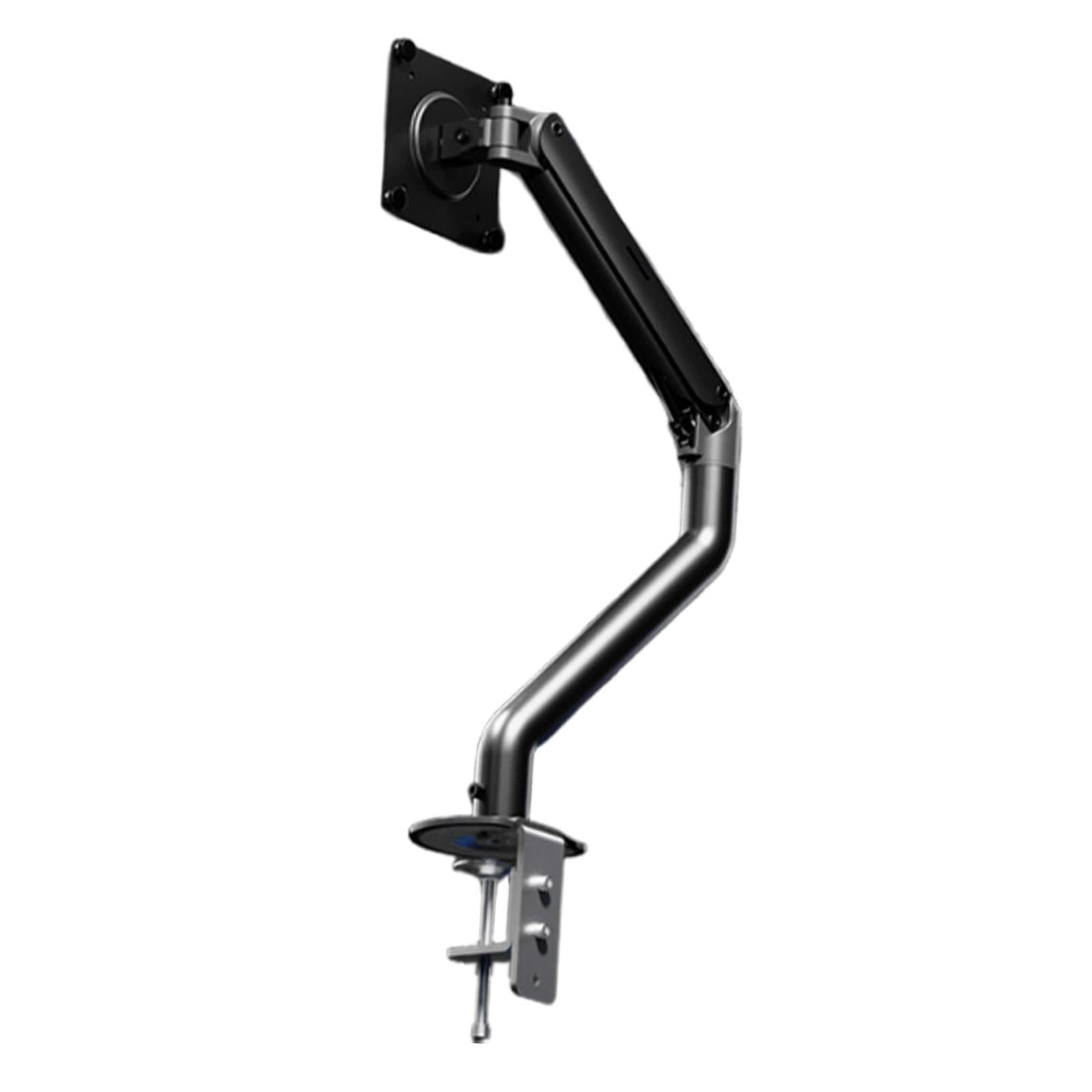 Supporto ergonomico del braccio del monitor: 9 kg Heavy Duty, schermi da 17-32 pollici, regolazione dell'altezza della molla a gas, doppia installazione con morsetto/occhiello